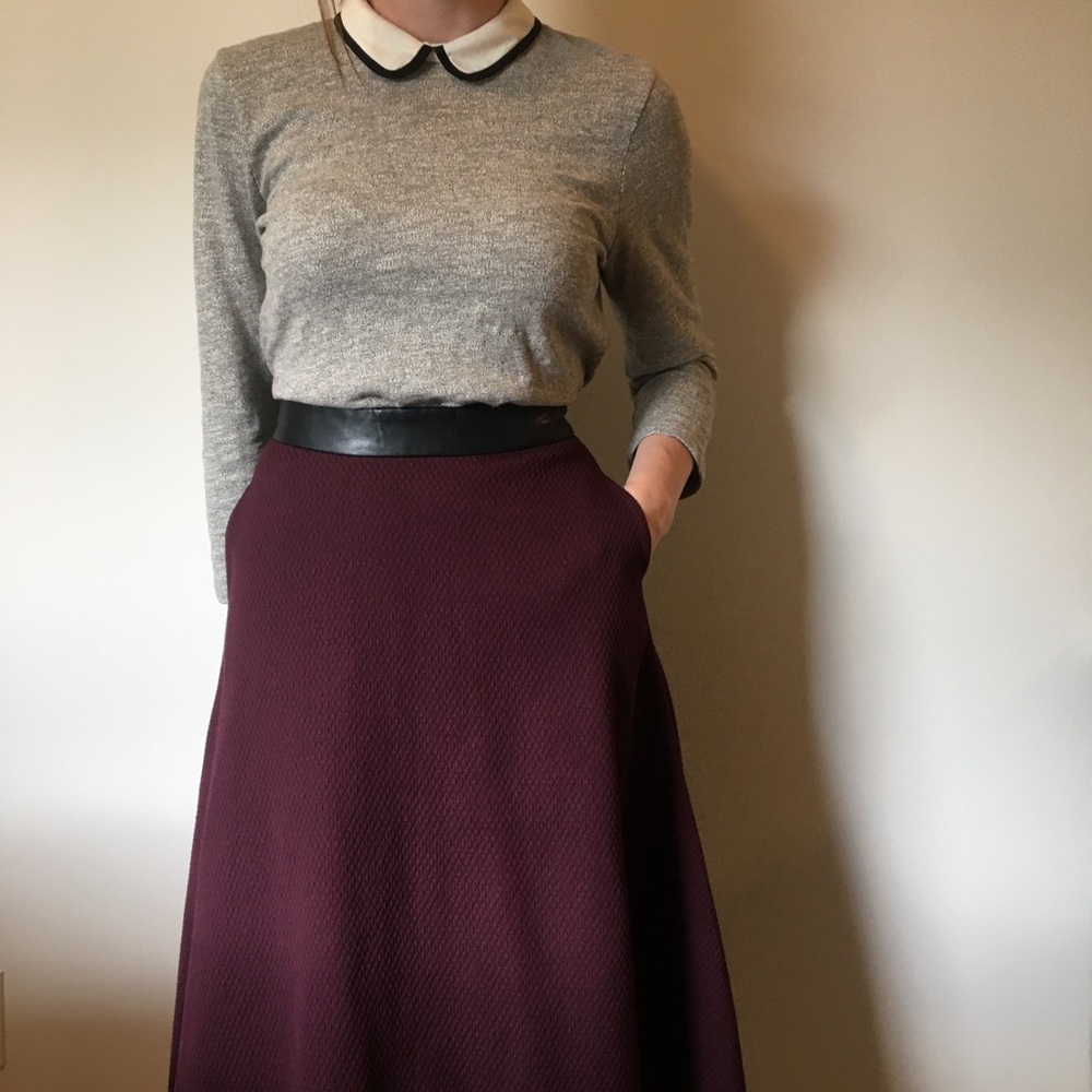 J. Crew Peter Pan Collar Shirt Size M